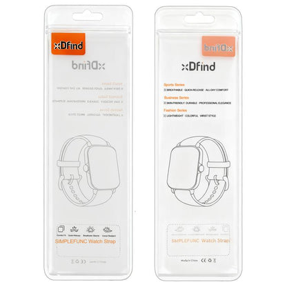 20mm xDfind Crazy Horse Pattern Silicone Skin Magnetic Buckle Watch Band(Dark Brown) - 20mm Bands by xDfind | Online Shopping UK | buy2fix