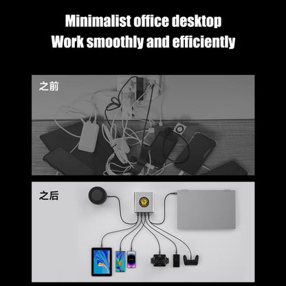 Mechanic G-POWER 160W GaN Desktop Fast Charging Station with 15W Magnetic Fast Charging, Plug:EU Plug - Power Supply by MECHANIC | Online Shopping UK | buy2fix