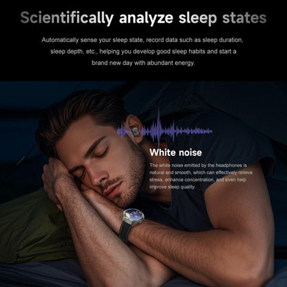 F38 Dual-ear Bluetooth Earphone Smart Watch IP67 Supports Heart Rate Monitoring, Watchband:Leather(Black) - Smart Watches by buy2fix | Online Shopping UK | buy2fix