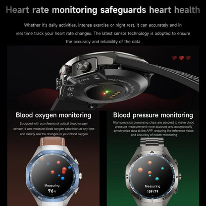 F38 Dual-ear Bluetooth Earphone Smart Watch IP67 Supports Heart Rate Monitoring, Watchband:Silicone(Black) - Smart Watches by buy2fix | Online Shopping UK | buy2fix