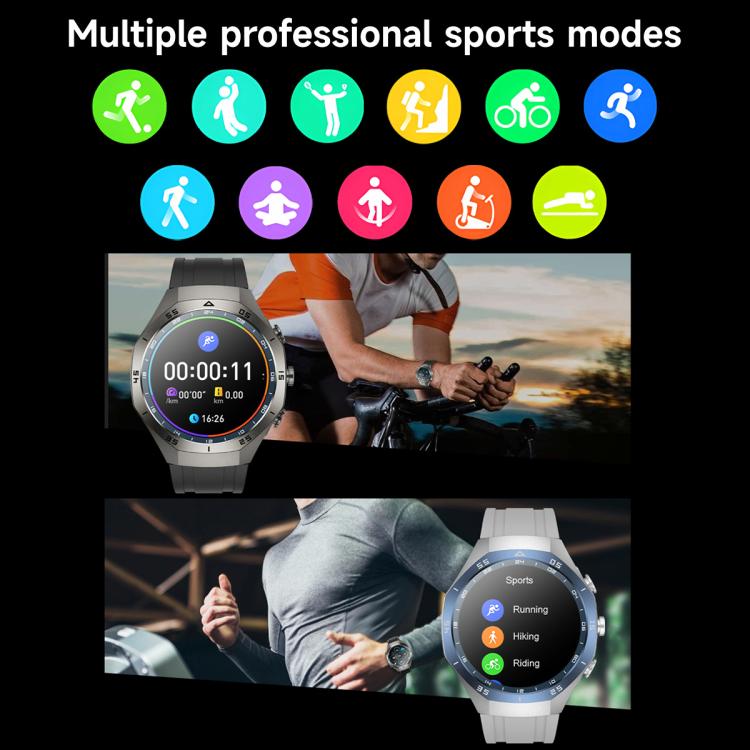 F38 Dual-ear Bluetooth Earphone Smart Watch IP67 Supports Heart Rate Monitoring, Watchband:Silicone(Black) - Smart Watches by buy2fix | Online Shopping UK | buy2fix