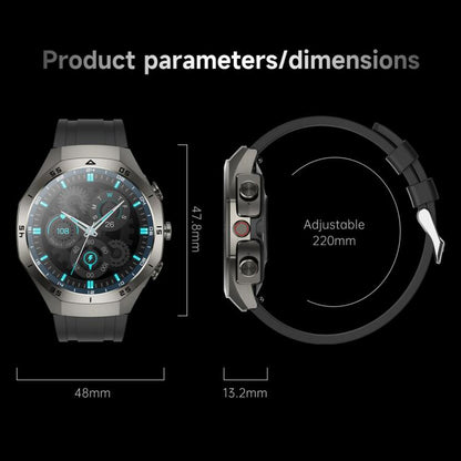 F38 Dual-ear Bluetooth Earphone Smart Watch IP67 Supports Heart Rate Monitoring, Watchband:Silicone(Silver) - Smart Watches by buy2fix | Online Shopping UK | buy2fix