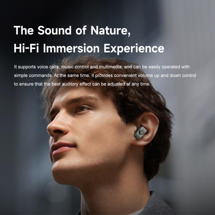 F38 Dual-ear Bluetooth Earphone Smart Watch IP67 Supports Heart Rate Monitoring, Watchband:Leather(Silver) - Smart Watches by buy2fix | Online Shopping UK | buy2fix