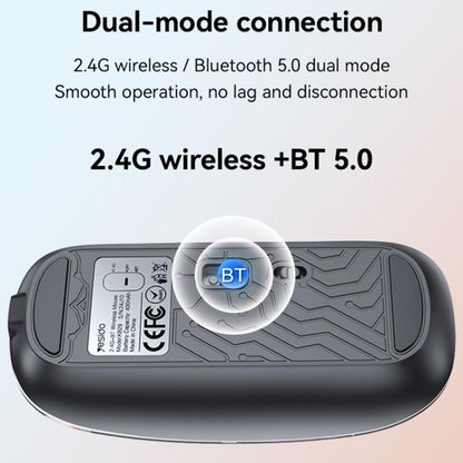 Yesido KB29 Transparent Bluetooth Dual Mode Wireless Mouse(White) - Wireless Mice by Yesido | Online Shopping UK | buy2fix
