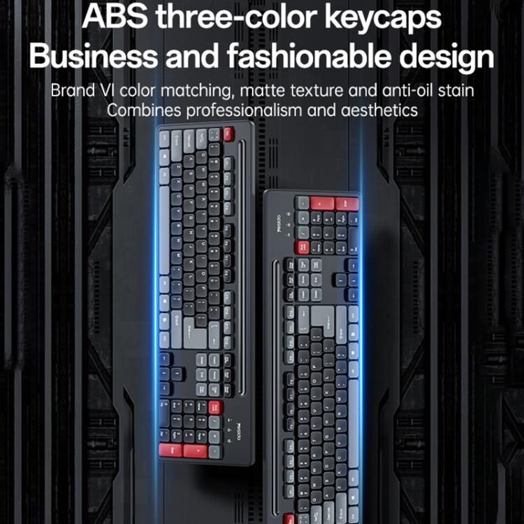 Yesido KB43 2.4G Wireless Keyboard Mouse Set, Version:Arabic Version(Black) - Wireless Keyboard by Yesido | Online Shopping UK | buy2fix
