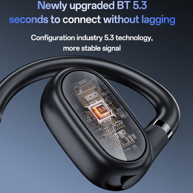 Yesido YSP25 Ear-hook Open OWS Bluetooth Earphone(Black) - Bluetooth Earphone by Yesido | Online Shopping UK | buy2fix