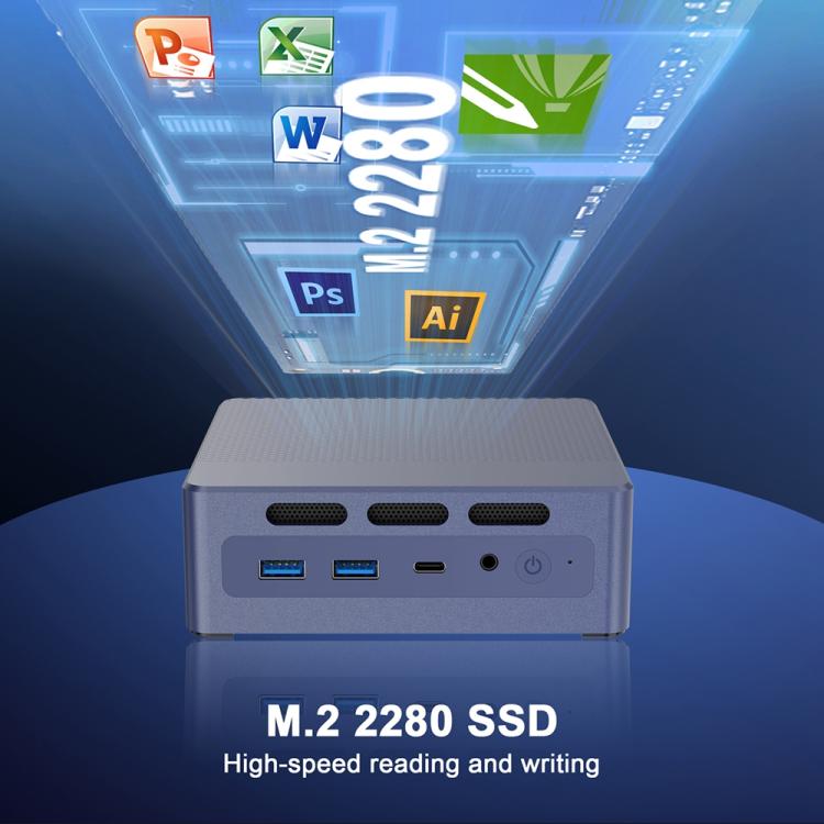 GXMO N9(N95) Windows 11 Intel ADL-N N95 4-Core Processor Mini Computer, Specification:16GB+512GB(UK Plug) - Windows Mini PCs by GXMO | Online Shopping UK | buy2fix