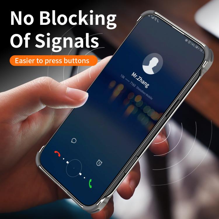 For iPhone 16 Pro Max J TRIBE Metal Frameless Plain Leather MagSafe Phone Case(Brown) - iPhone 16 Pro Max Cases by buy2fix | Online Shopping UK | buy2fix