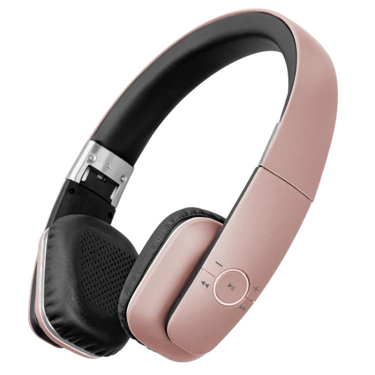 LC-3200 Retro Foldable Bluetooth 6.0 Wireless Headset(Rose Gold) - Headset & Headphone by buy2fix | Online Shopping UK | buy2fix