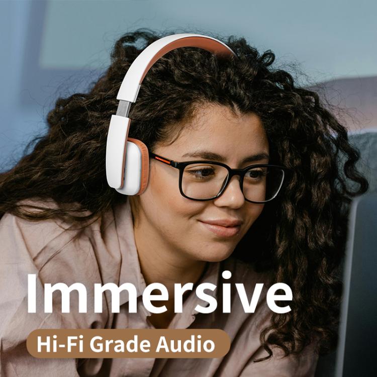 LC-3200 Retro Foldable Bluetooth 6.0 Wireless Headset(Black) - Headset & Headphone by buy2fix | Online Shopping UK | buy2fix