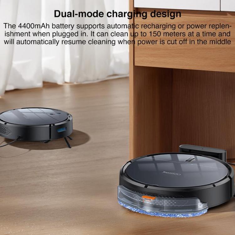 Yesido EC22 Sweeping Mopping Suction 3 in 1 Sweeping Robot(Grey) - Robot Vacuum Cleaner by Yesido | Online Shopping UK | buy2fix