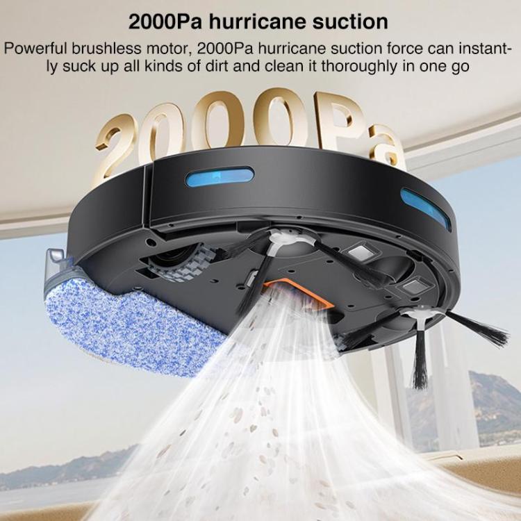 Yesido EC22 Sweeping Mopping Suction 3 in 1 Sweeping Robot(Grey) - Robot Vacuum Cleaner by Yesido | Online Shopping UK | buy2fix