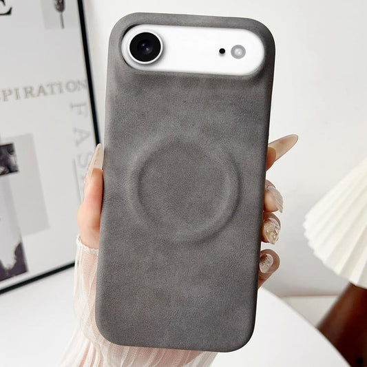 For iPhone Air Skin Feel Sheepskin MagSafe Magnetic Phone Case(Grey) - iPhone Air Cases by buy2fix | Online Shopping UK | buy2fix