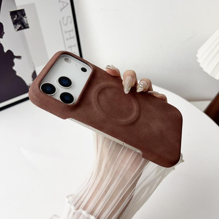 For iPhone Air Skin Feel Sheepskin MagSafe Magnetic Phone Case(White) - iPhone Air Cases by buy2fix | Online Shopping UK | buy2fix