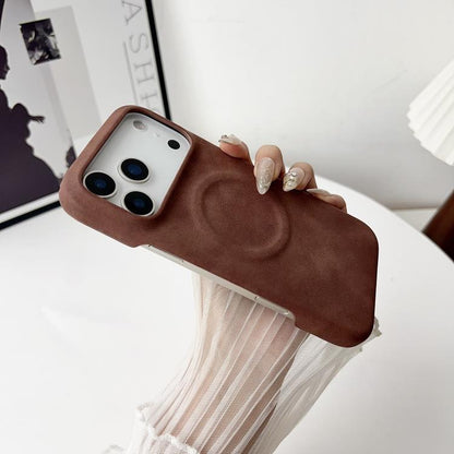 For iPhone Air Skin Feel Sheepskin MagSafe Magnetic Phone Case(White) - iPhone Air Cases by buy2fix | Online Shopping UK | buy2fix