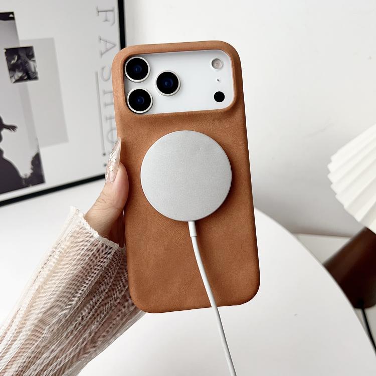 For iPhone Air Skin Feel Sheepskin MagSafe Magnetic Phone Case(White) - iPhone Air Cases by buy2fix | Online Shopping UK | buy2fix