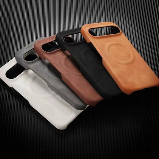 For Google Pixel 10 Pro XL Skin Feel Sheepskin MagSafe Magnetic Phone Case(Brown) - Google Cases by buy2fix | Online Shopping UK | buy2fix