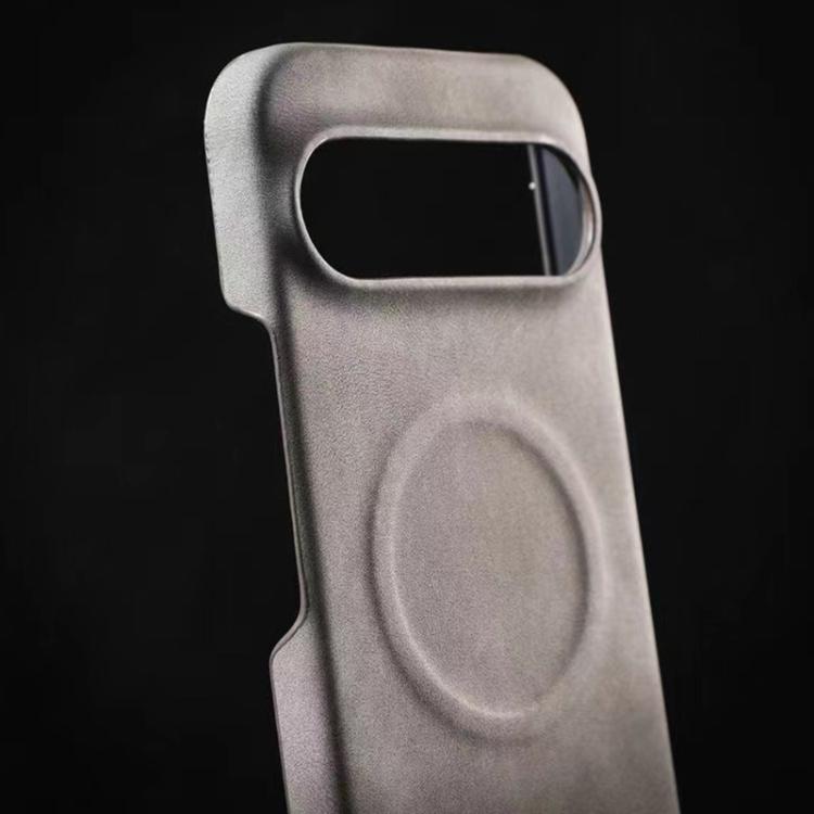 For Google Pixel 10 Pro XL Skin Feel Sheepskin MagSafe Magnetic Phone Case(Grey) - Google Cases by buy2fix | Online Shopping UK | buy2fix