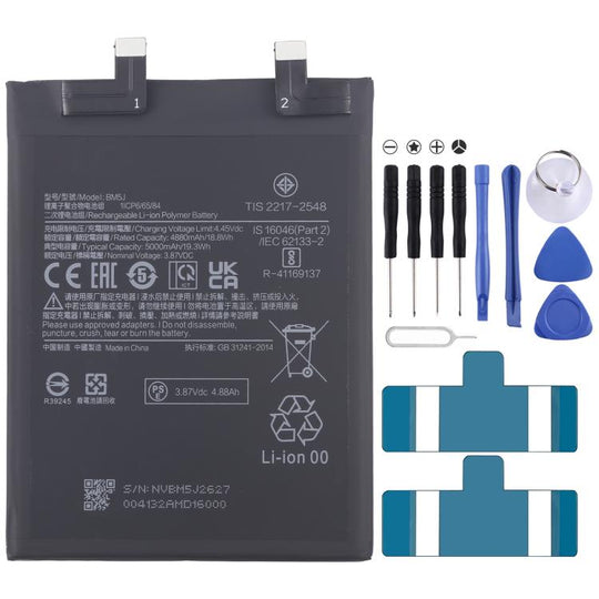For Xiaomi Mi 12T Pro / Redmi K50 BM5J 5000mAh Battery Replacement