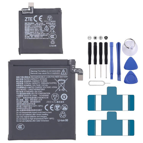 For Nubia Flip 5G NX724J 3290mAh 970mAh 1 Pair Battery Replacement