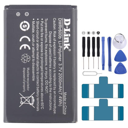 For D-Link BM600 DWRr600b DWRr600b 2000mAh Battery Replacement - Others by buy2fix | Online Shopping UK | buy2fix