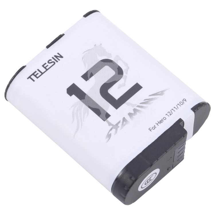 For GoPro Hero 12 / 11 / 10 / 9 TELESIN Battery Replacement - For GoPro by TELESIN | Online Shopping UK | buy2fix