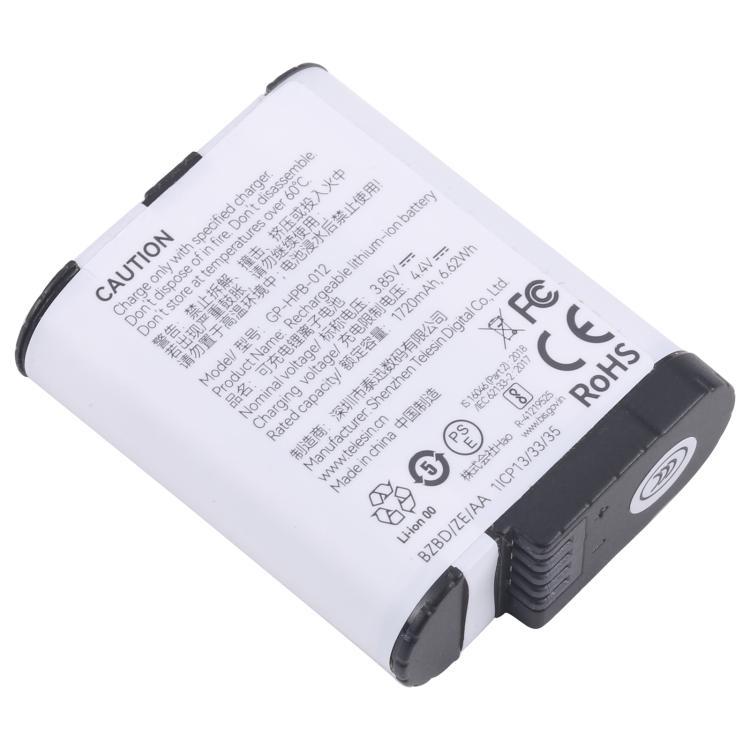 For GoPro Hero 12 / 11 / 10 / 9 TELESIN Battery Replacement - For GoPro by TELESIN | Online Shopping UK | buy2fix