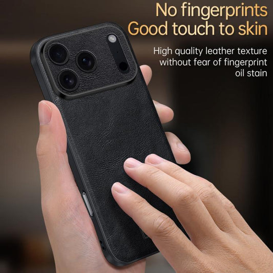 For iPhone Air SULADA Shockproof TPU Hybrid Handmade Leather Phone Case(Brown) - iPhone Air Cases by SULADA | Online Shopping UK | buy2fix