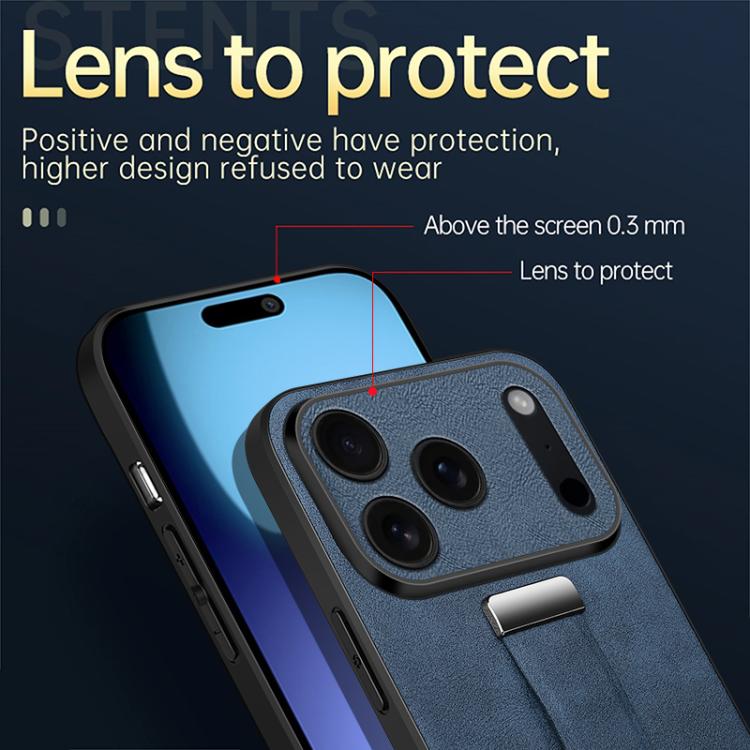 For iPhone 17 SULADA Tide Cool Series PC Hybrid Leather Texture Skin Feel Phone Case(Black) - iPhone 17 Cases by SULADA | Online Shopping UK | buy2fix