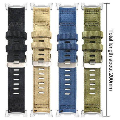 For Samsung Galaxy Watch Ultra / Ultra 2025 xDfind Two-section Nylon Watch Band(Army Green) - Watch Bands by xDfind | Online Shopping UK | buy2fix