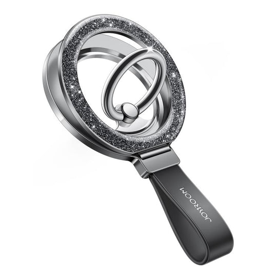 JOYROOM JR-ZS425 Glitter Ring Buckle MagSafe Magnetic Phone Holder(Black)