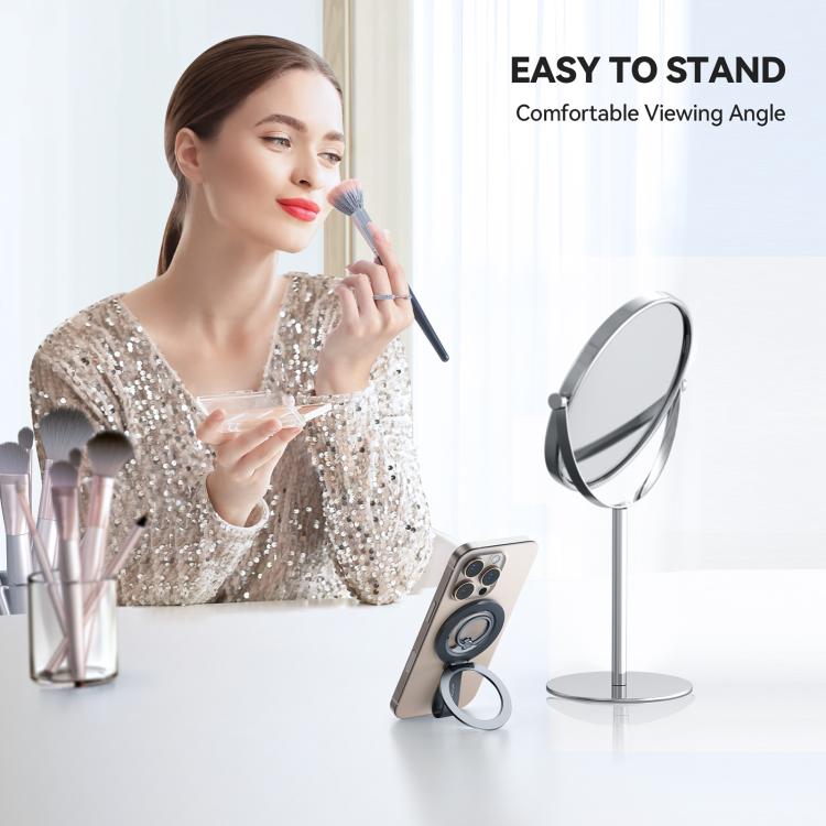 JOYROOM JR-ZS425 Glitter Ring Buckle MagSafe Magnetic Phone Holder(Black) - Ring Holder by JOYROOM | Online Shopping UK | buy2fix