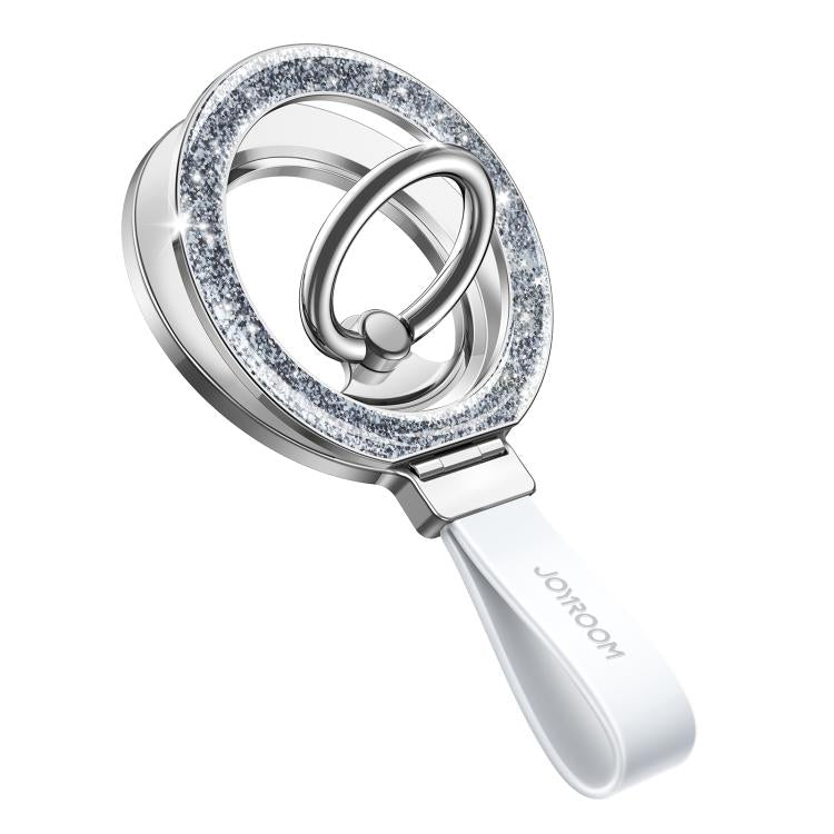JOYROOM JR-ZS425 Glitter Ring Buckle MagSafe Magnetic Phone Holder(White) - Ring Holder by JOYROOM | Online Shopping UK | buy2fix