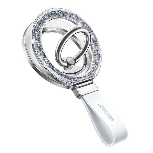 JOYROOM JR-ZS425 Glitter Ring Buckle MagSafe Magnetic Phone Holder(White) - Ring Holder by JOYROOM | Online Shopping UK | buy2fix