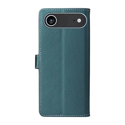 For iPhone Air Six Card Slots Buckle Leather Phone Case with Lanyard(Green) - iPhone Air Cases by buy2fix | Online Shopping UK | buy2fix