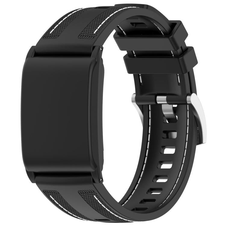 For WHOOP 5.0 / 4.0 xDfind Hybrid Nylon Braid Silicone Watch Band(Black) - Watch Bands by xDfind | Online Shopping UK | buy2fix