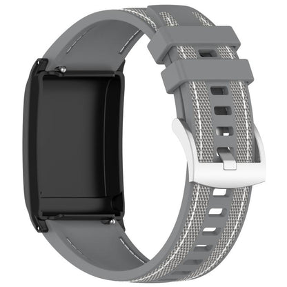 For WHOOP 5.0 / 4.0 xDfind Hybrid Nylon Braid Silicone Watch Band(Grey) - Watch Bands by xDfind | Online Shopping UK | buy2fix