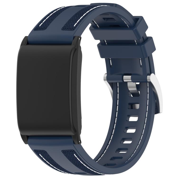 For WHOOP 5.0 / 4.0 xDfind Hybrid Nylon Braid Silicone Watch Band(Blue) - Watch Bands by xDfind | Online Shopping UK | buy2fix