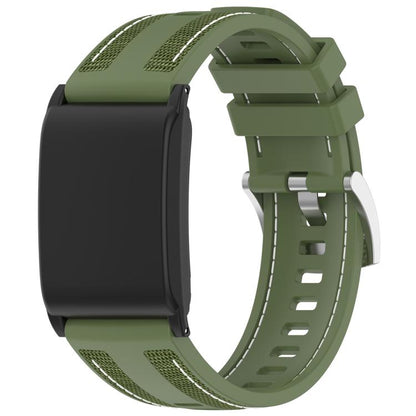 For WHOOP 5.0 / 4.0 xDfind Hybrid Nylon Braid Silicone Watch Band(Green) - Watch Bands by xDfind | Online Shopping UK | buy2fix