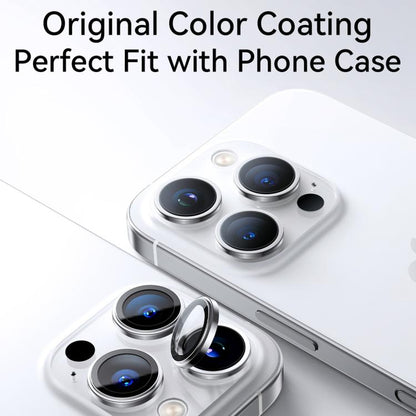 For iPhone 17 JOYROOM Knight Series 9H HD Lens Protective Film(Black) - iPhone 17 Tempered Glass by JOYROOM | Online Shopping UK | buy2fix