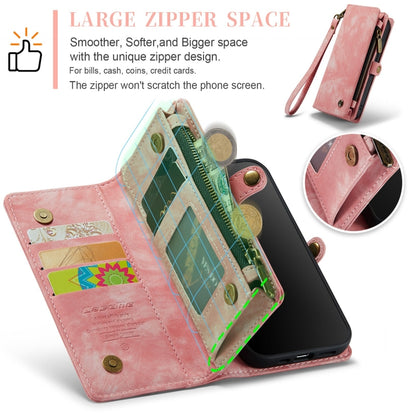 For iPhone 12 Pro Max CaseMe-008 Detachable Multifunctional Wallet Leather Phone Case (Pink) - iPhone 12 Pro Max Cases by CaseMe | Online Shopping UK | buy2fix