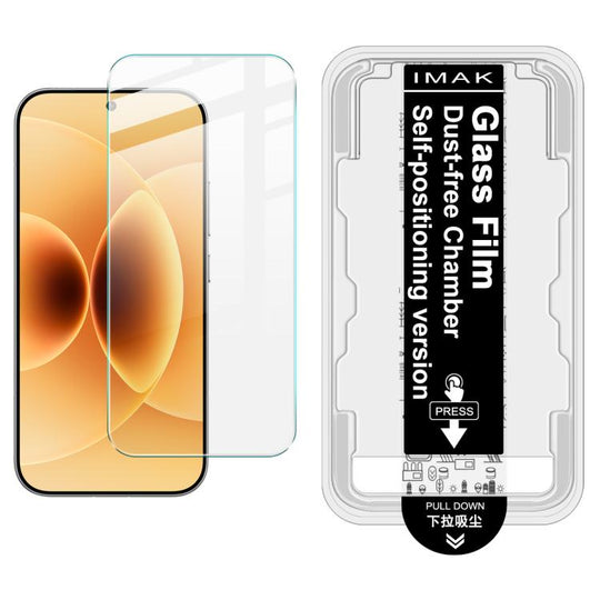 For Xiaomi 17 / 17 Pro imak Dust-free Chamber Locator H Series Tempered Glass Film