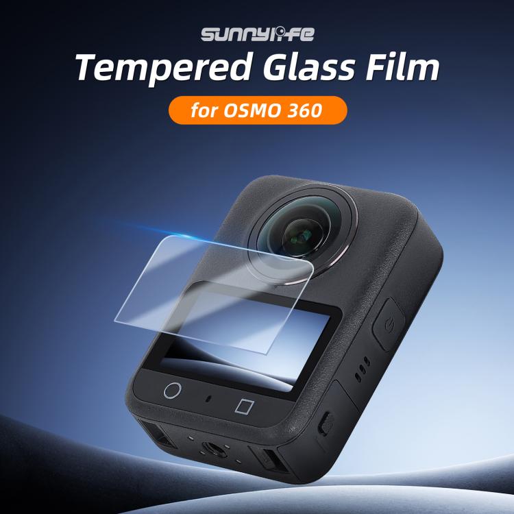 2pcs Sunnylife Screen Protector Tempered Glass Protective Film For DJI Osmo 360(Transparent) - Protective Film & Stickers by Sunnylife | Online Shopping UK | buy2fix