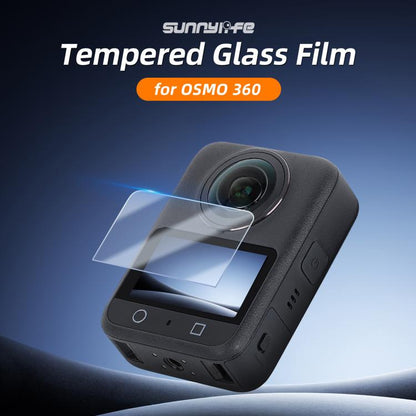 2pcs Sunnylife Screen Protector Tempered Glass Protective Film For DJI Osmo 360(Transparent) - Protective Film & Stickers by Sunnylife | Online Shopping UK | buy2fix
