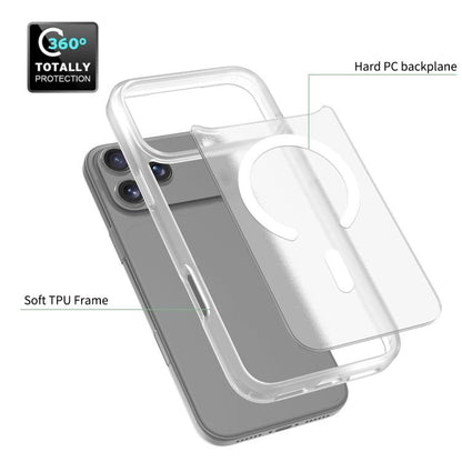For iPhone 17 Pro Max Skin Feel TPU Hybrid PC MagSafe Phone Case(Transparent) - iPhone 17 Pro Max Cases by buy2fix | Online Shopping UK | buy2fix