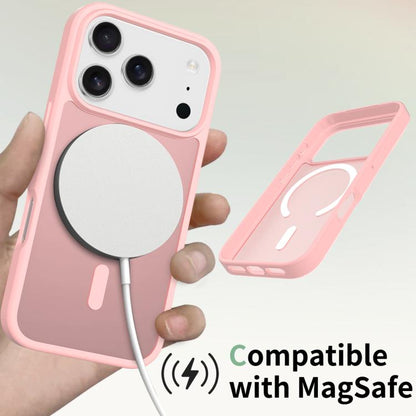 For iPhone 17 Pro Skin Feel TPU Hybrid PC MagSafe Phone Case(Pink) - iPhone 17 Pro Cases by buy2fix | Online Shopping UK | buy2fix
