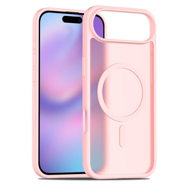 For iPhone Air Skin Feel TPU Hybrid PC MagSafe Phone Case(Pink) - iPhone Air Cases by buy2fix | Online Shopping UK | buy2fix