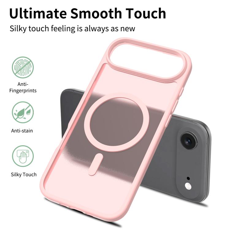 For iPhone Air Skin Feel TPU Hybrid PC MagSafe Phone Case(Pink) - iPhone Air Cases by buy2fix | Online Shopping UK | buy2fix