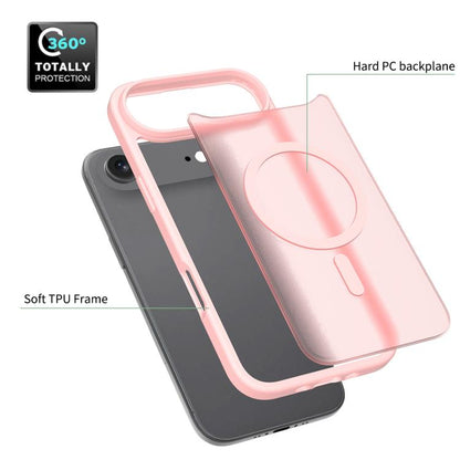 For iPhone Air Skin Feel TPU Hybrid PC MagSafe Phone Case(Pink) - iPhone Air Cases by buy2fix | Online Shopping UK | buy2fix