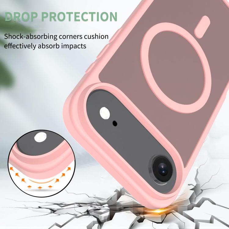 For iPhone Air Skin Feel TPU Hybrid PC MagSafe Phone Case(Pink) - iPhone Air Cases by buy2fix | Online Shopping UK | buy2fix